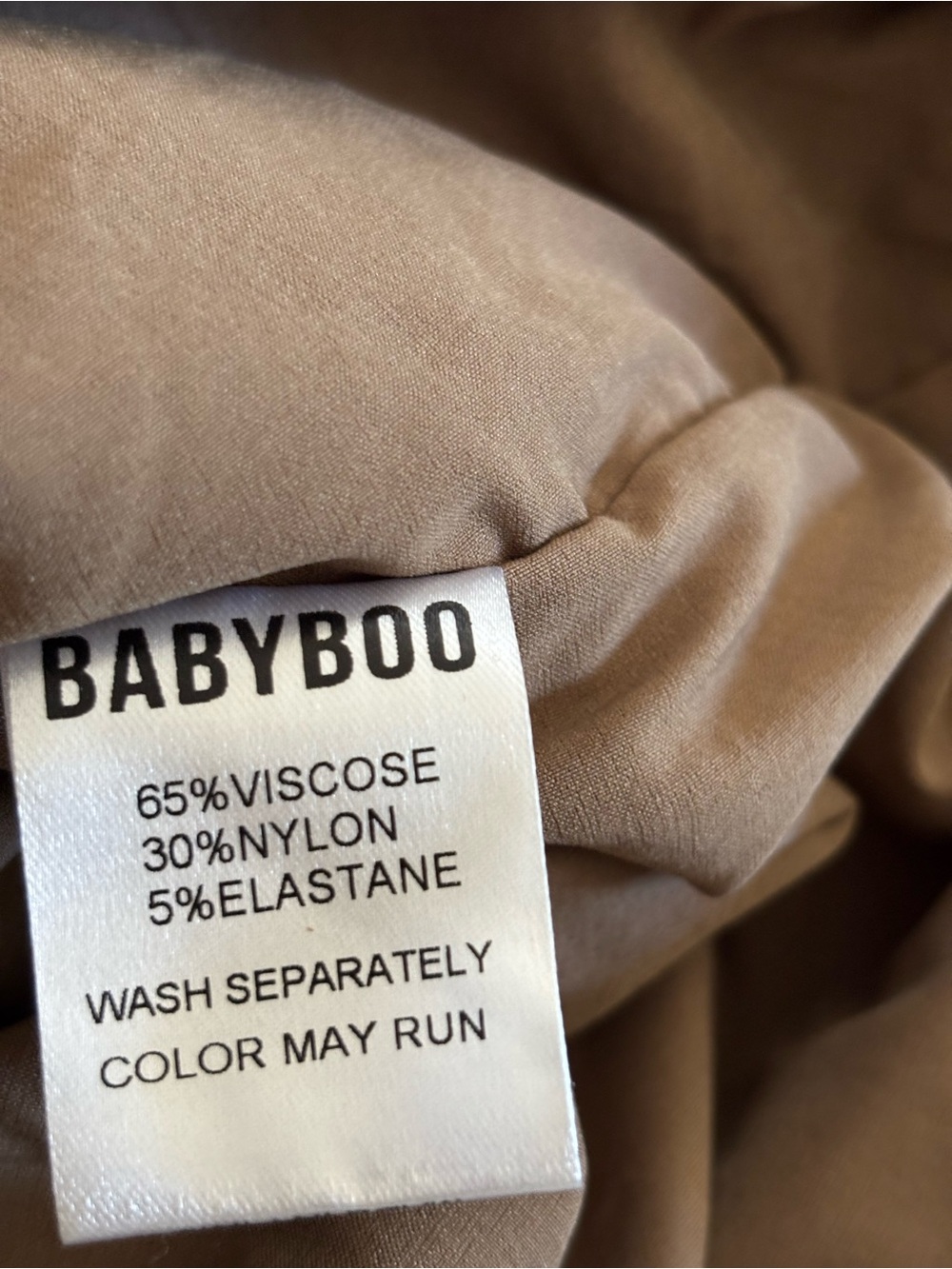 Babyboo Nyla Corset Mini Dress Mocha - Picture 8 of 10